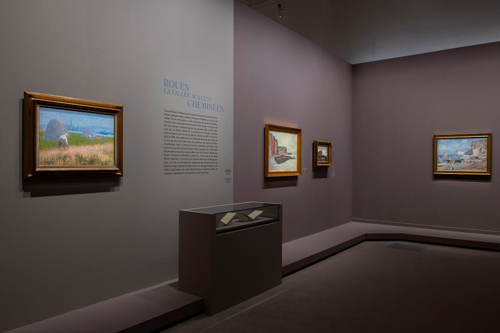 vue de l’exposition 7 Léon Monet, frère de l’artiste et collectionneur - Musée du Luxembourg 