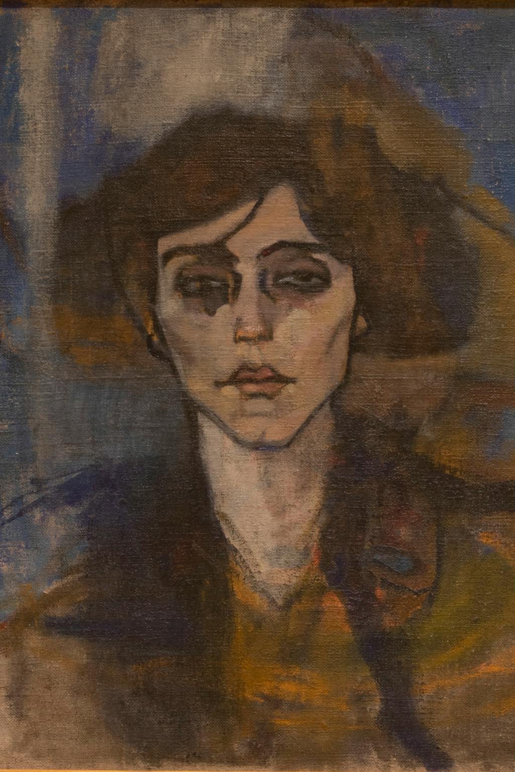 Amedeo Modigliani, Portrait of Maud Abrantes (verso), 1908.