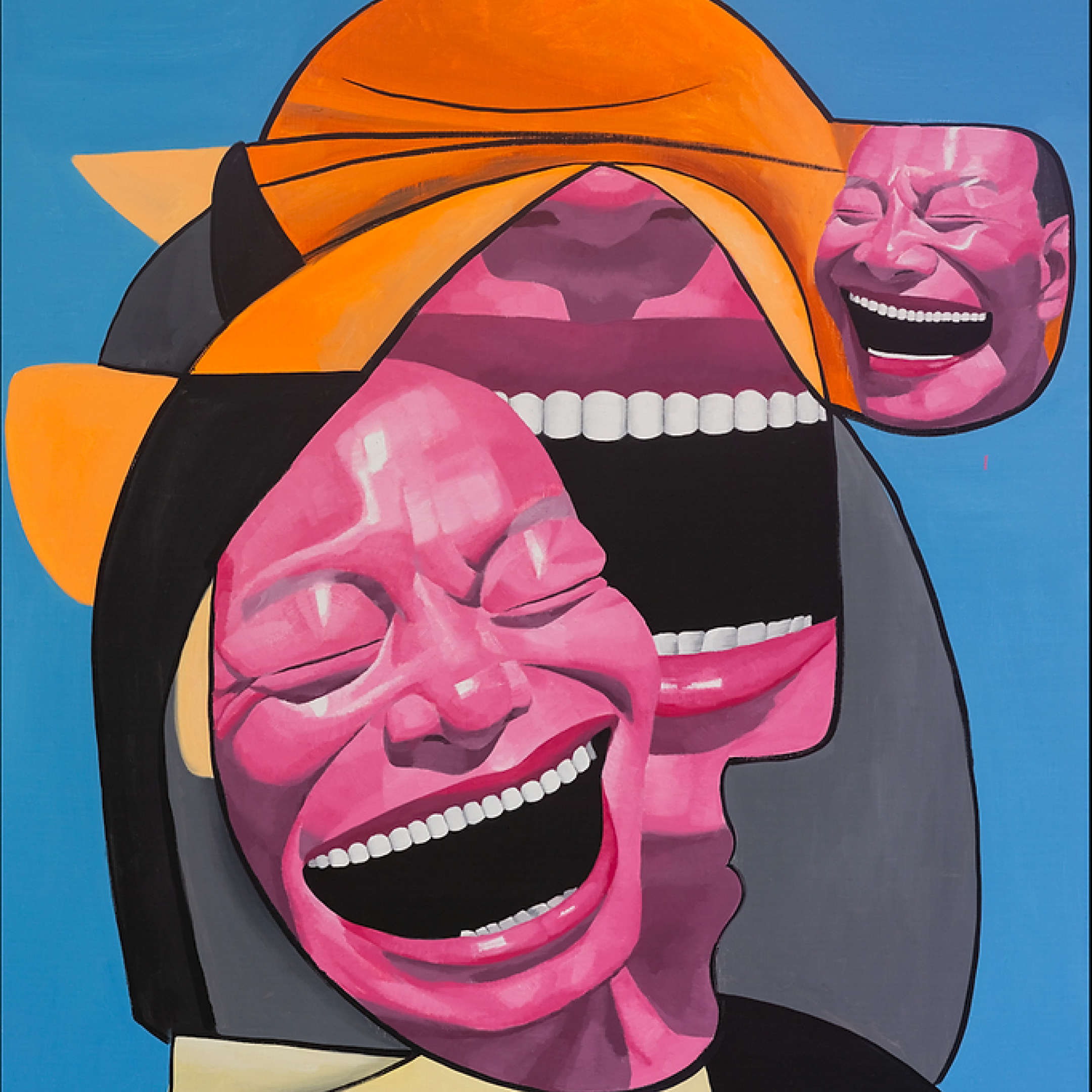 Yue Minjun is back with new lockdown-inspired surrealist paintings