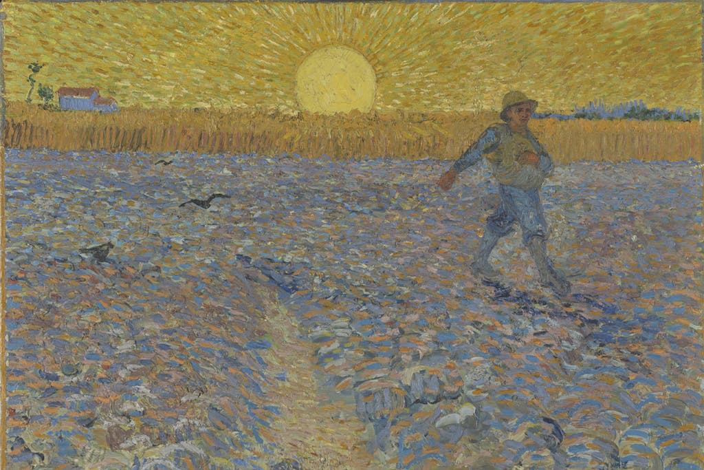 Vincent Van GoghIl seminatore Arles, 17 – 28 giugno 1888 ca, Olio su tela, 