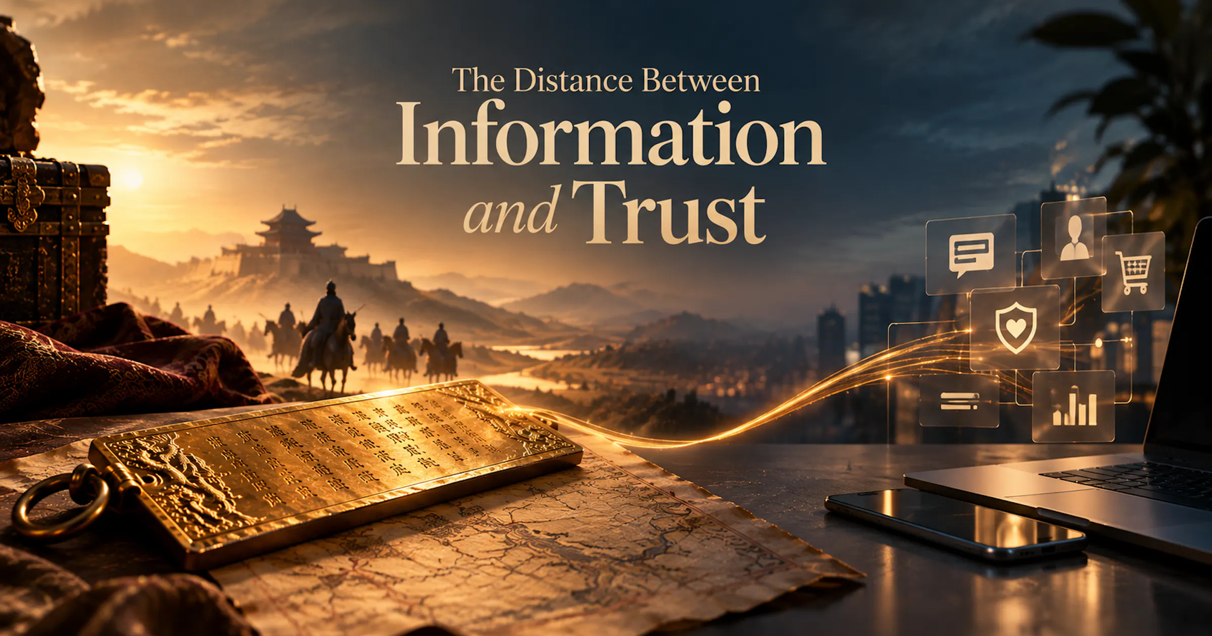 The Distance between Information and Trust