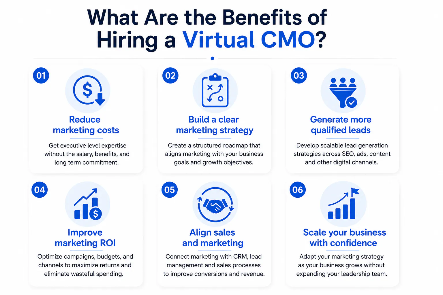 Benefits of Hiring a Virtual CMO