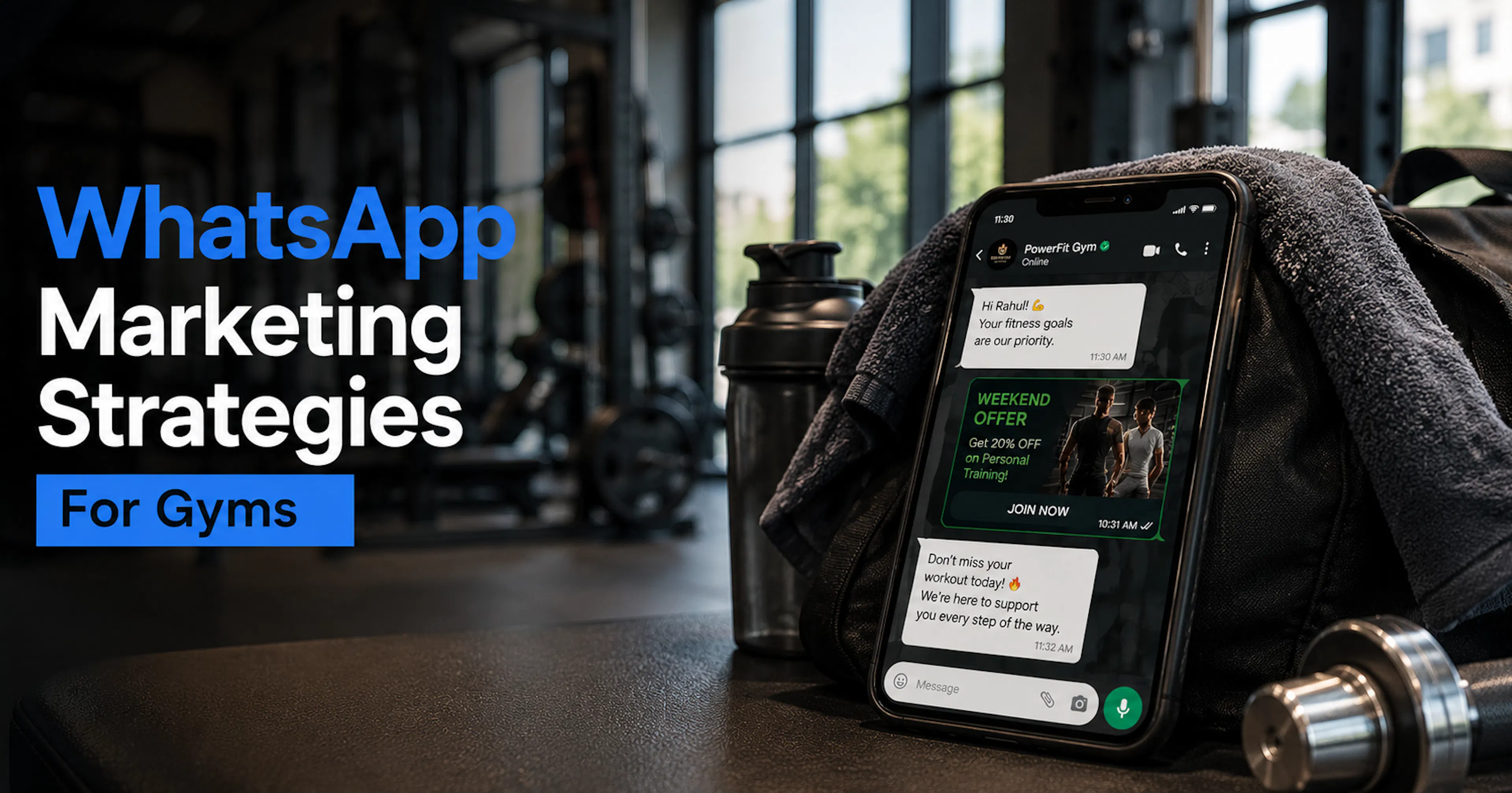 Top 8 WhatsApp Marketing Strategies for Gyms + WhatsApp Message Templates