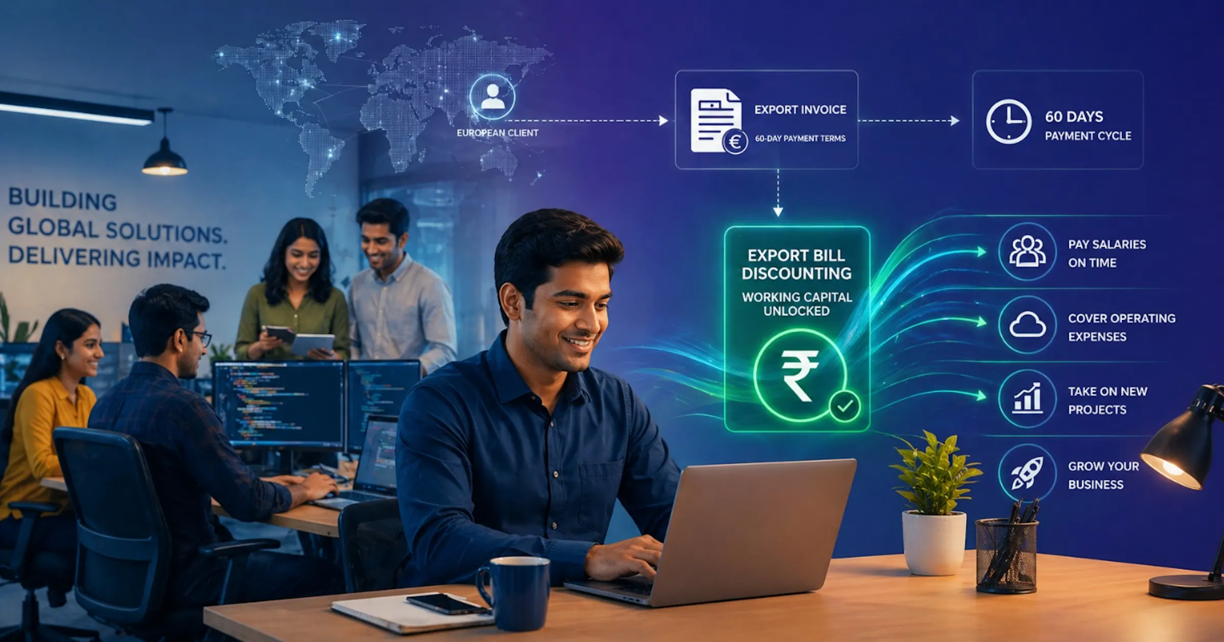 The Invoice Was Ready but The Payment Was Not — How an Indian IT Firm Turned a 60-Day Swiss Payment Cycle into a Growth Engine