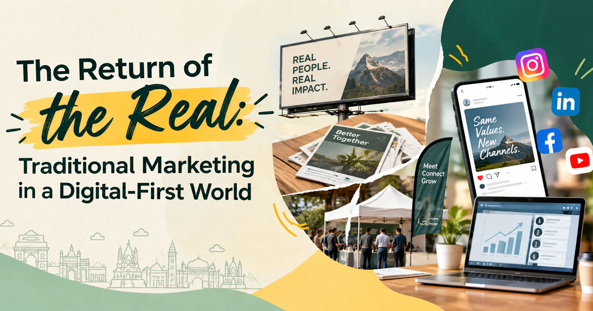The Return of the Real: Traditional Marketing in a Digital-First World