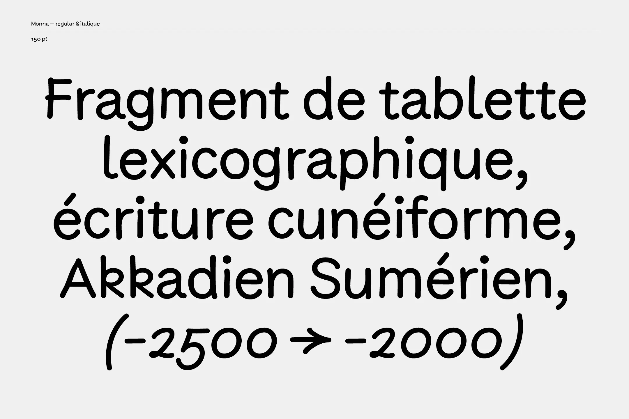 Arthur Calame - Louvre - Custom typeface - Image 3