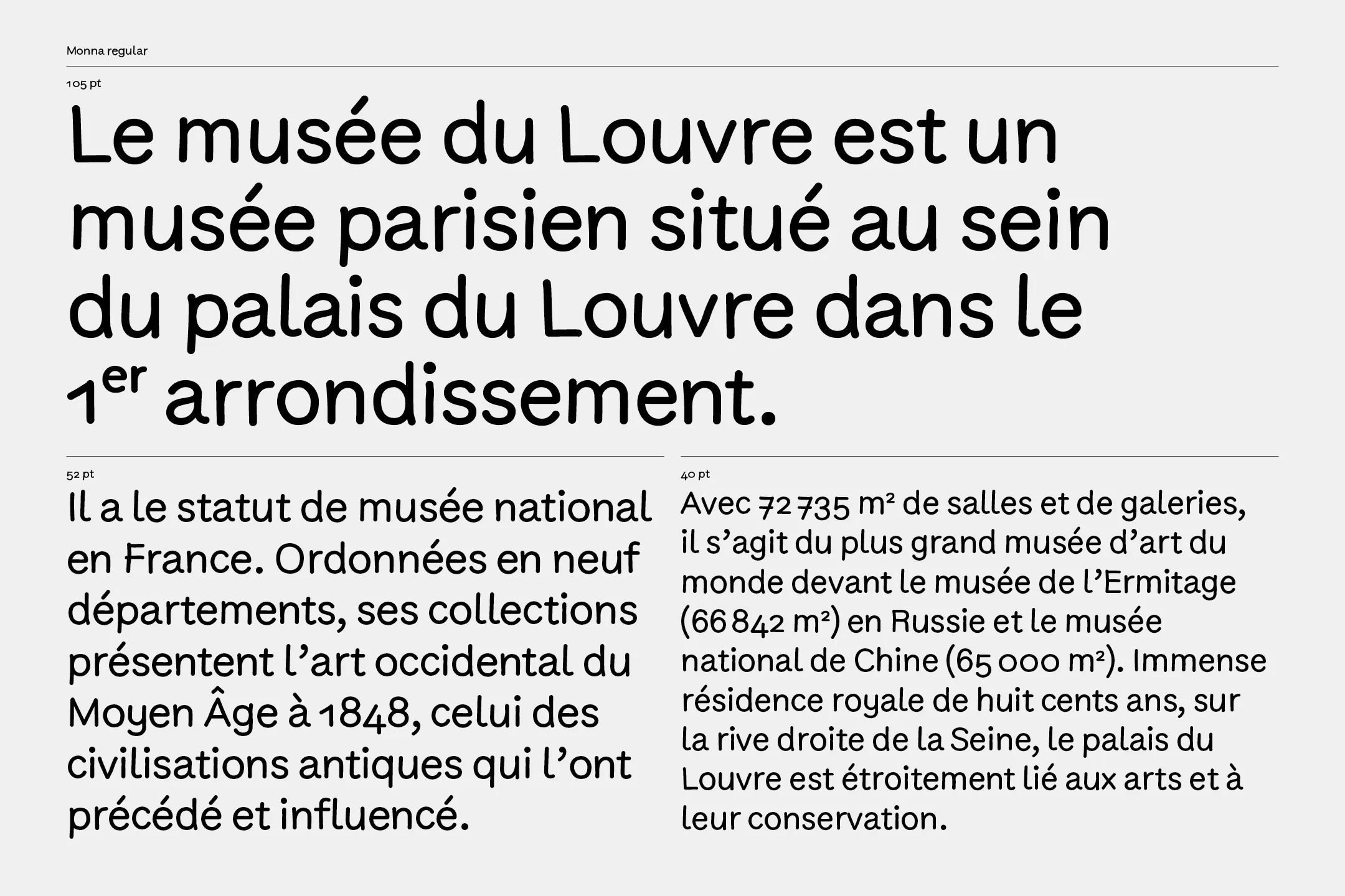 Arthur Calame - Louvre - Custom typeface - Image 15