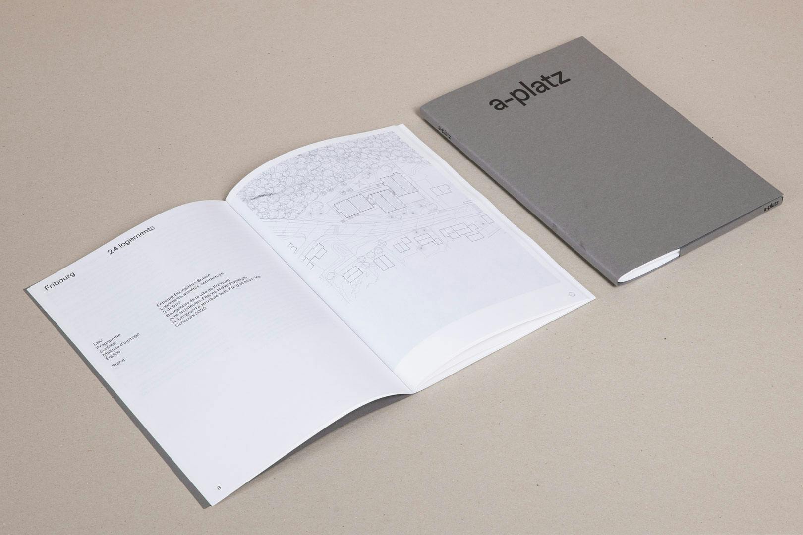 Arthur Calame - a-platz Architectes - Identité, Supports imprimés, Portfolio digital et fiches projets, 2021-en cours - Image 4