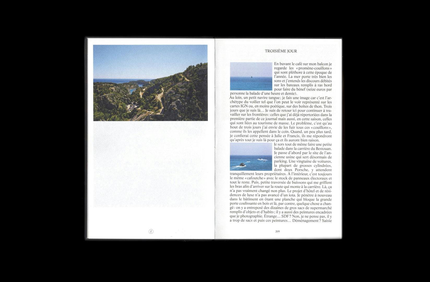 Arthur Calame - Calanques Frontières - 12x19cm, 384 pages, Impression Offset, 2022 - Image 5