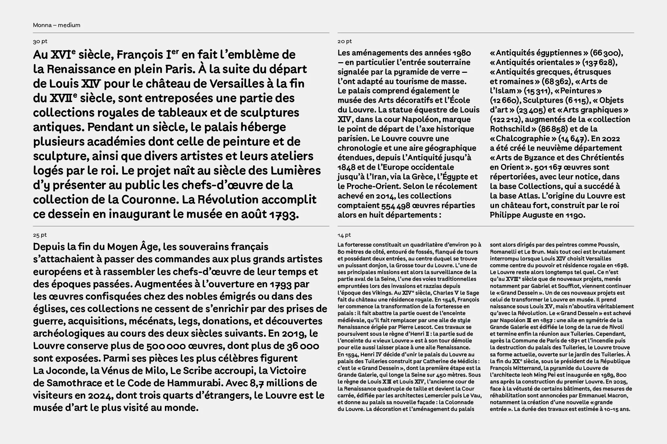 Arthur Calame - Louvre - Custom typeface - Image 18