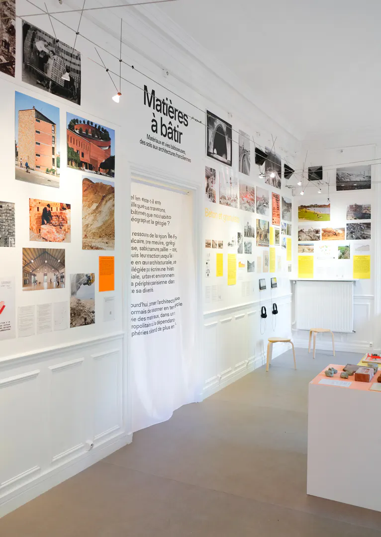 Arthur Calame - Matières à Bâtir - Visual Identity for the exhibition Matières à Bâtir, at Maison de Banlieue et de l'architecture - Image 8