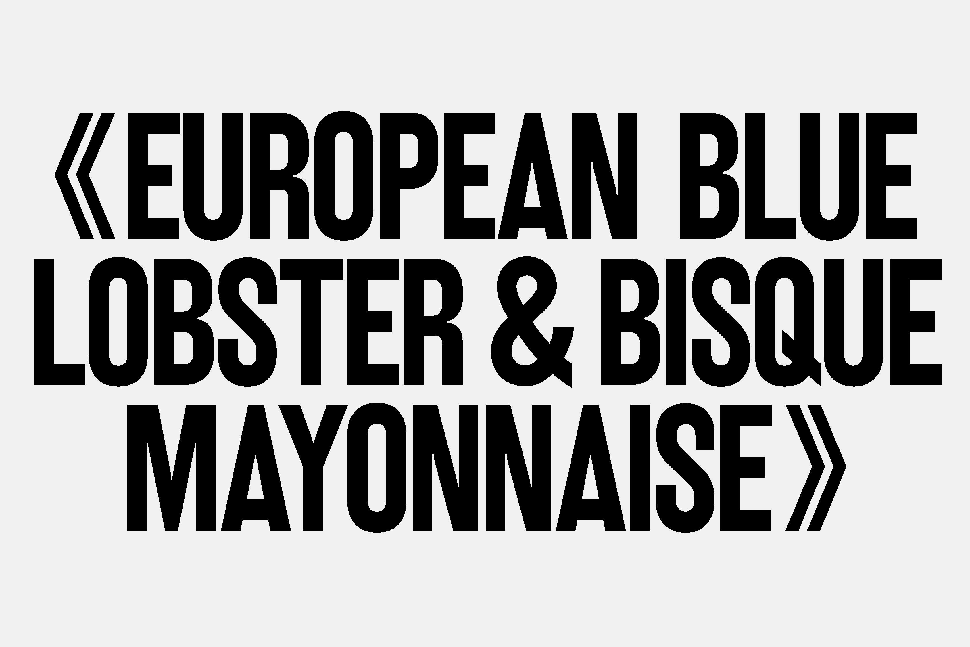 TYPOGRAPHIE custom pour Cravan
