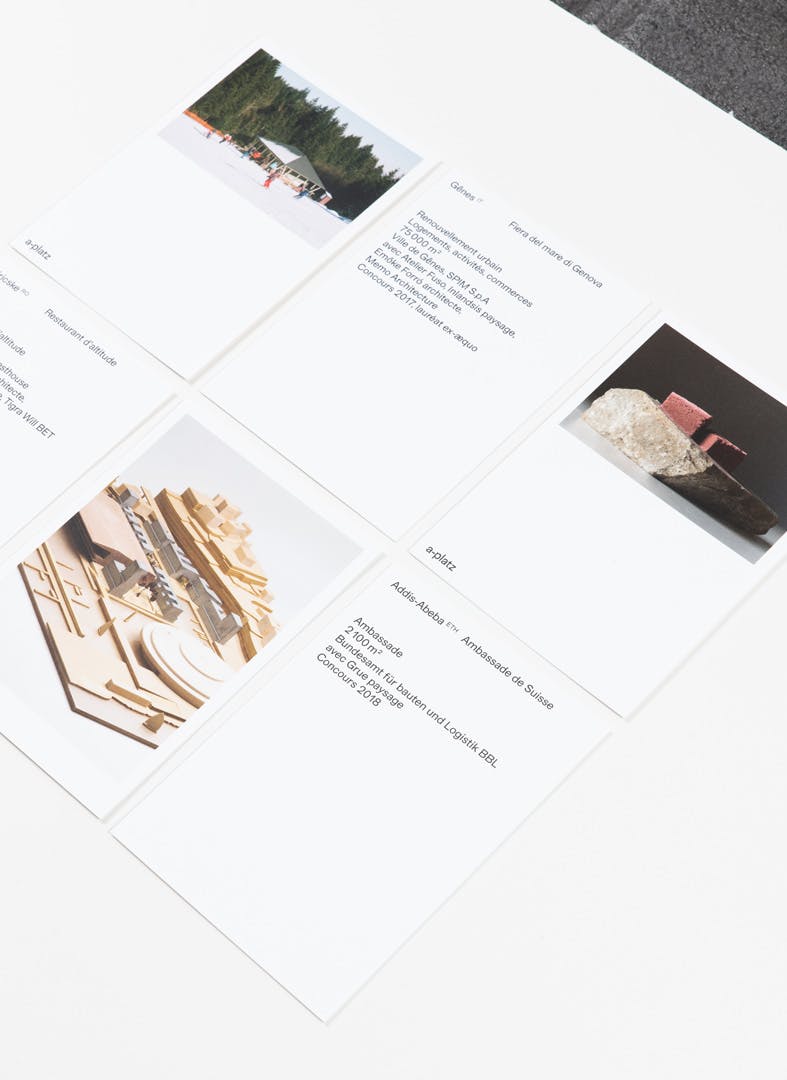 Arthur Calame - a-platz Architectes - Identité, Supports imprimés, Portfolio digital et fiches projets, 2021-en cours - Image 6