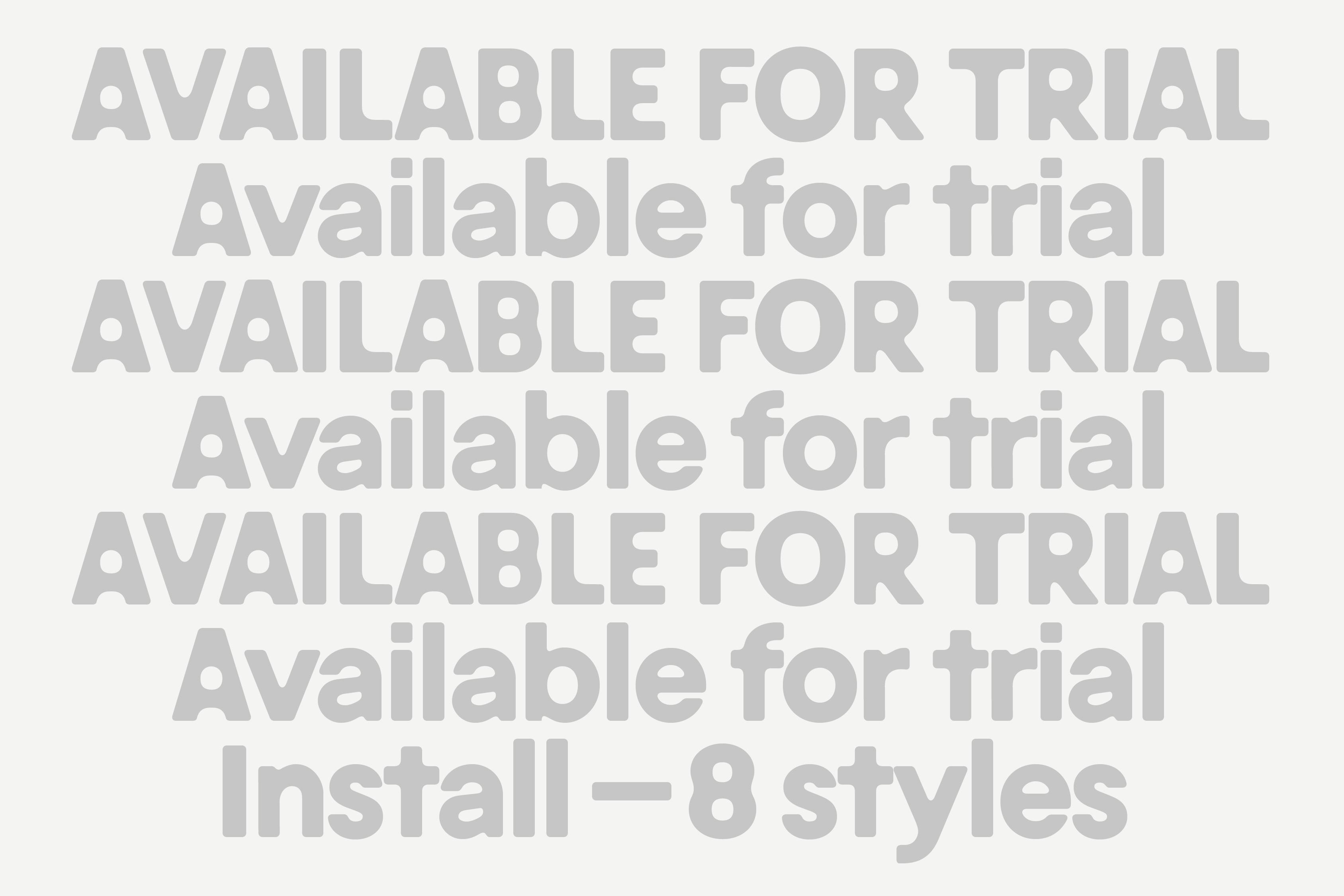 Arthur Calame - Install - Typographie – Thin, Light, Regular, Bold, 2025 - Image 5