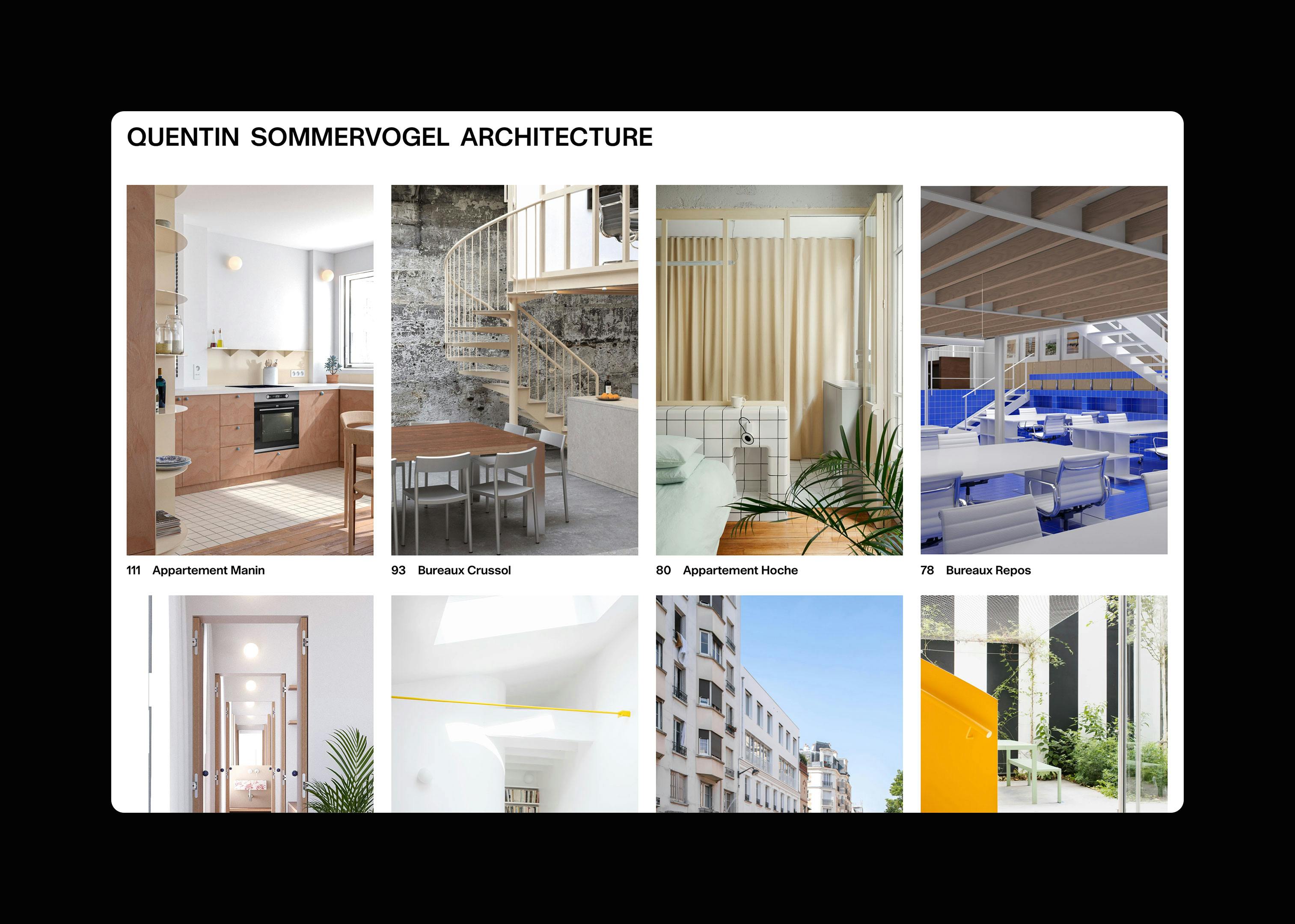 Arthur Calame - Quentin Sommervogel Architecture - Identité visuelle, 2025 - Image 1