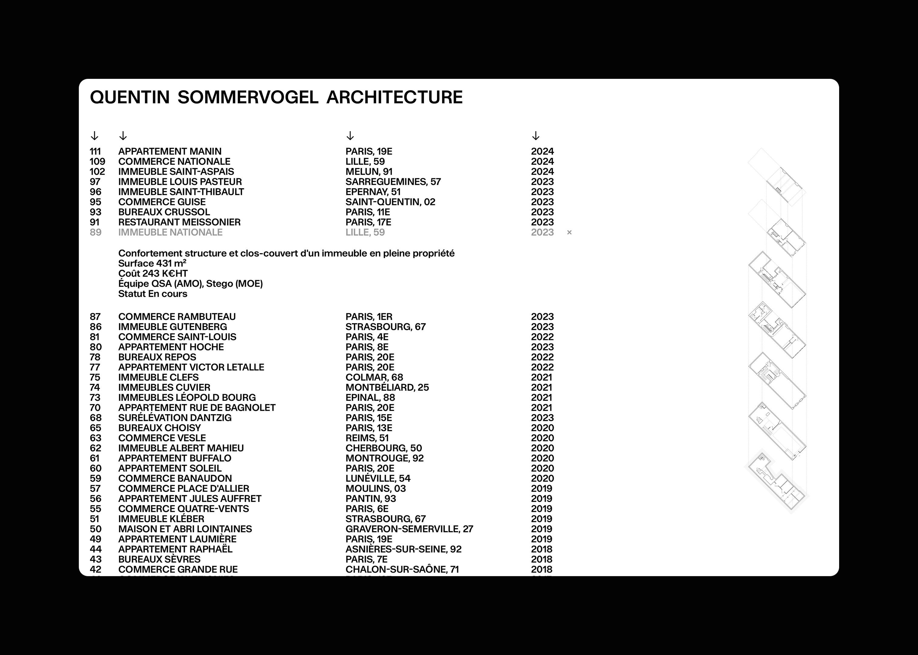 Arthur Calame - Quentin Sommervogel Architecture - Identité visuelle, 2025 - Image 7