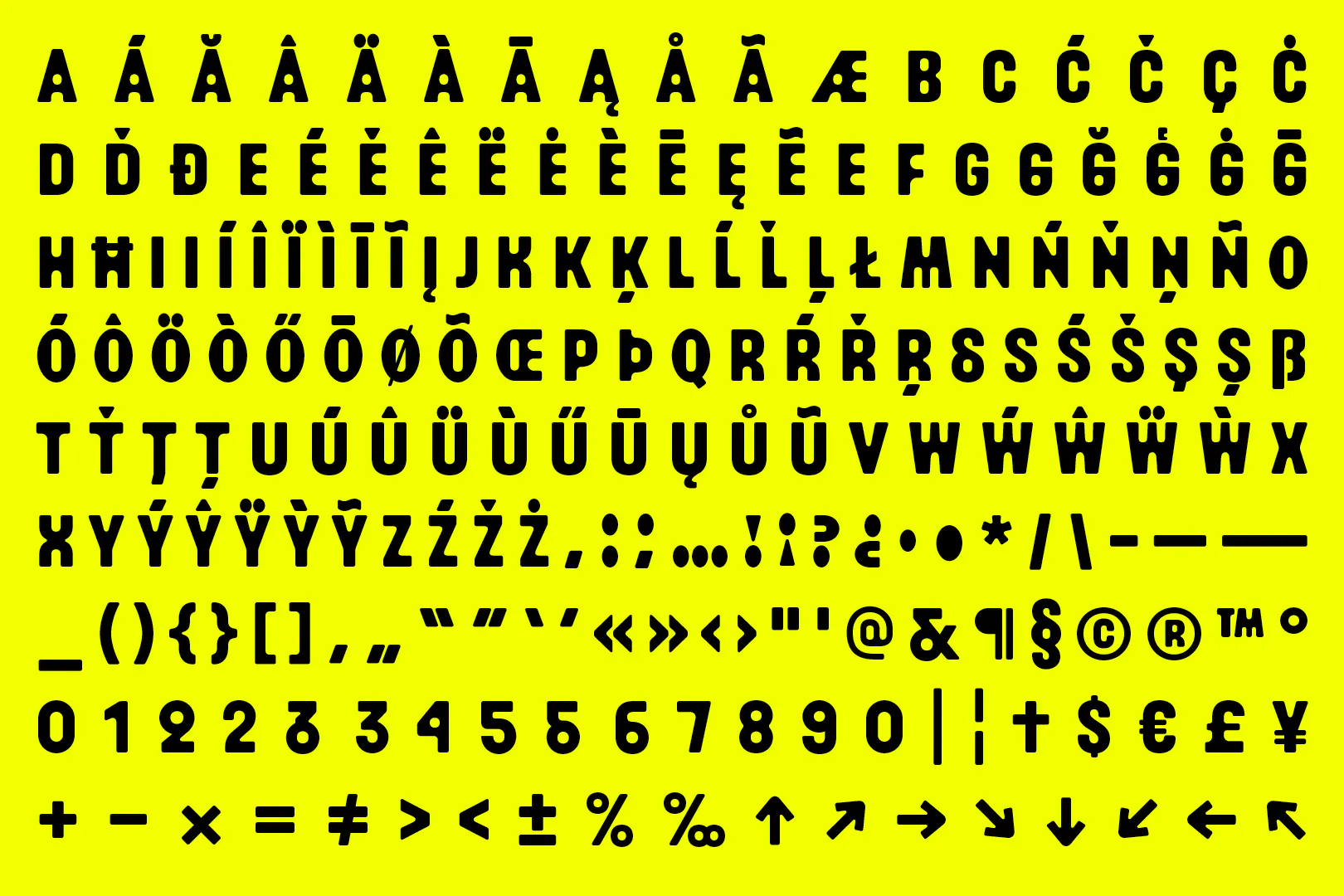 Arthur Calame - Maroni - Typeface – Regular, Condensed - Image 10
