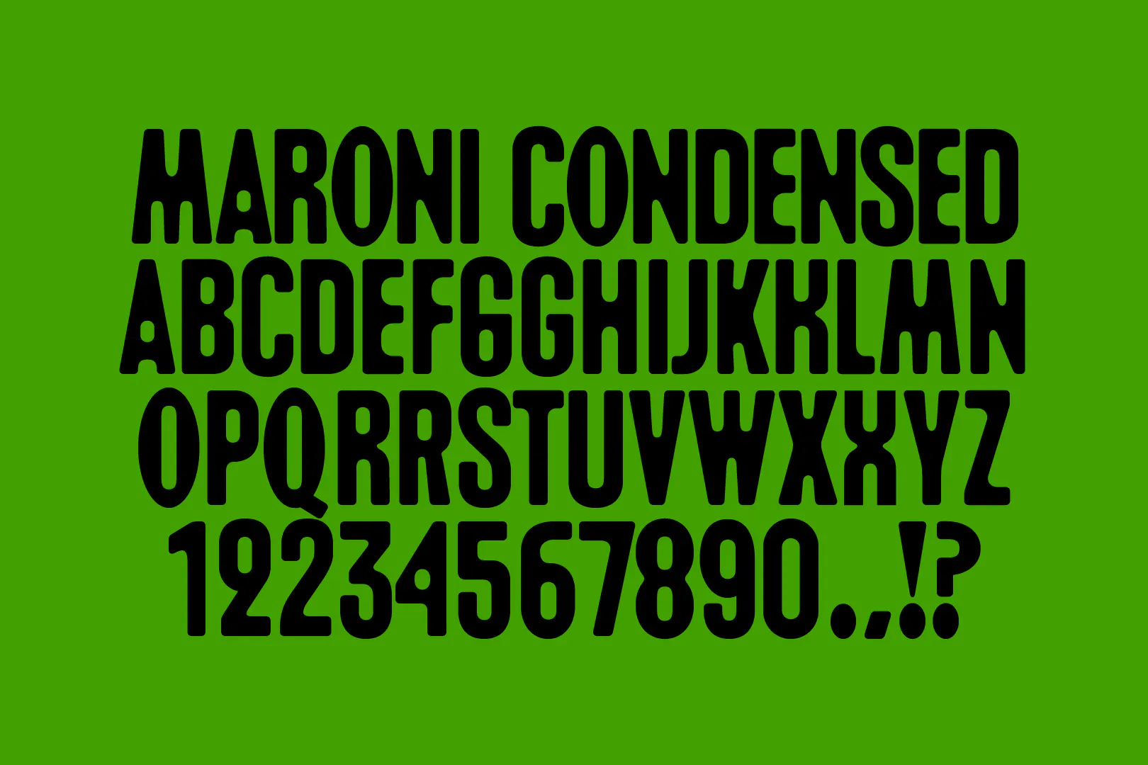 Arthur Calame - Maroni - Typeface – Regular, Condensed - Image 9