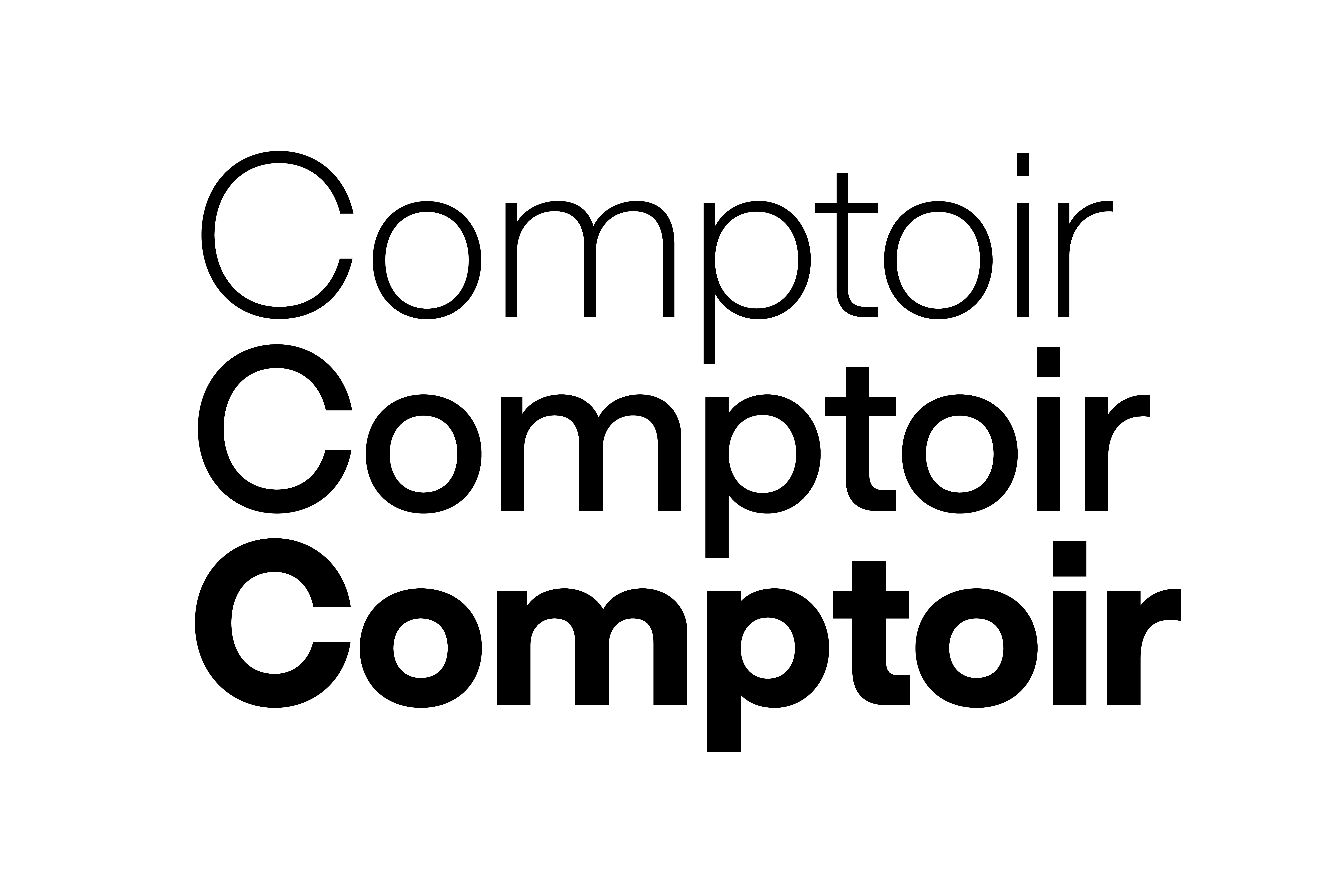 Arthur Calame - Comptoir des Cotonniers - Logo, Custom typeface - Image 1
