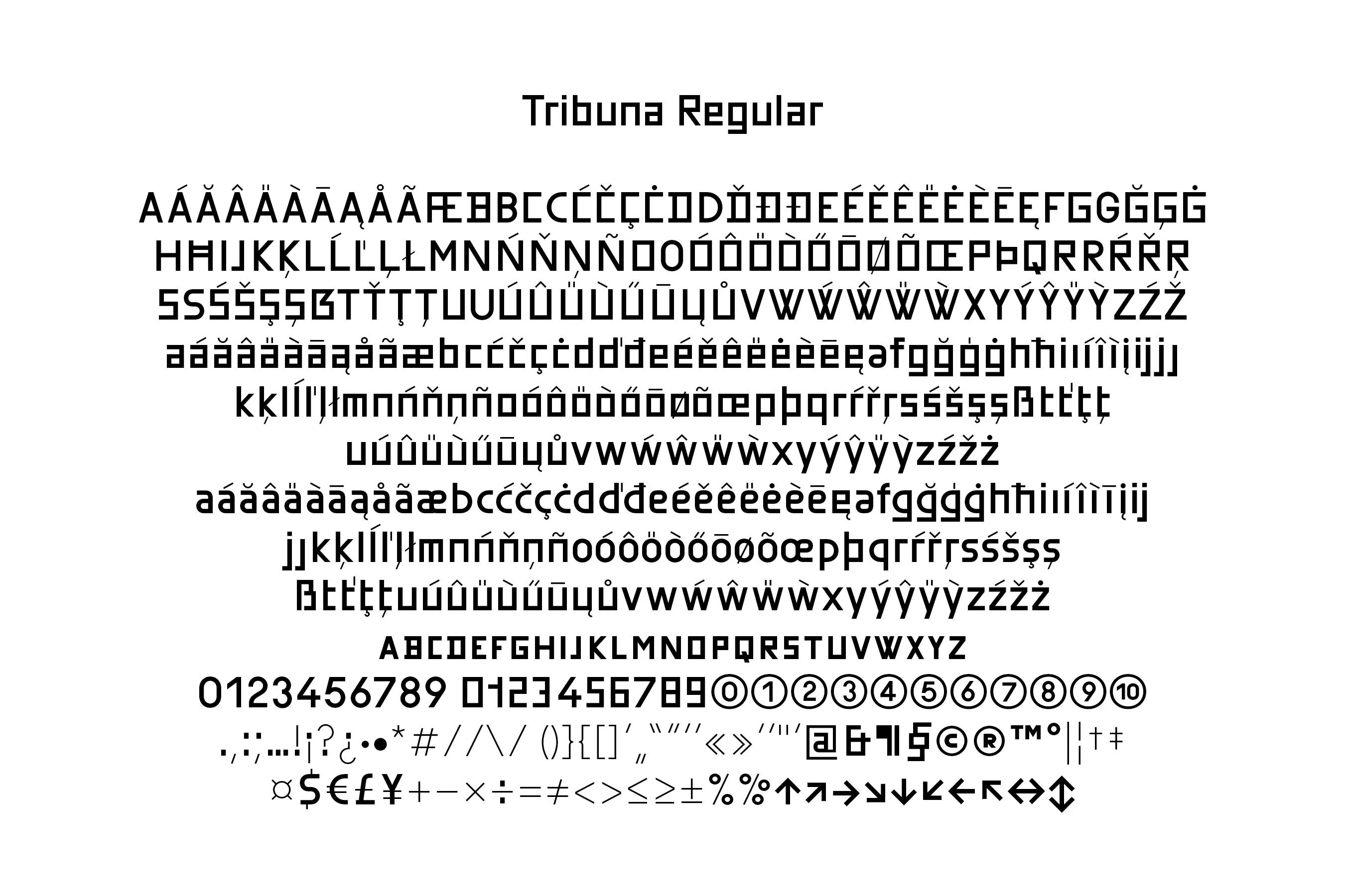 Arthur Calame - Tribuna - Typeface – 3 styles - Image 14