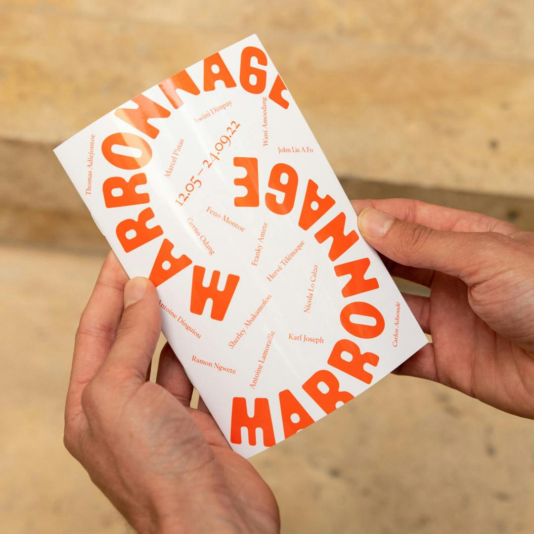 Arthur Calame - Marronnage - Affiches, Signalétique, Catalogue, Invitation, Typographie sur mesure, 2022 - Image 2