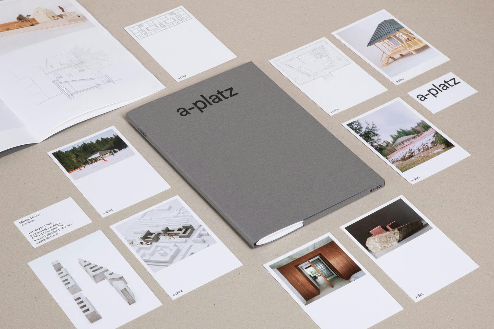 Arthur Calame - a-platz Architectes - Identité, Supports imprimés, Portfolio digital et fiches projets, 2021-en cours - Image 1