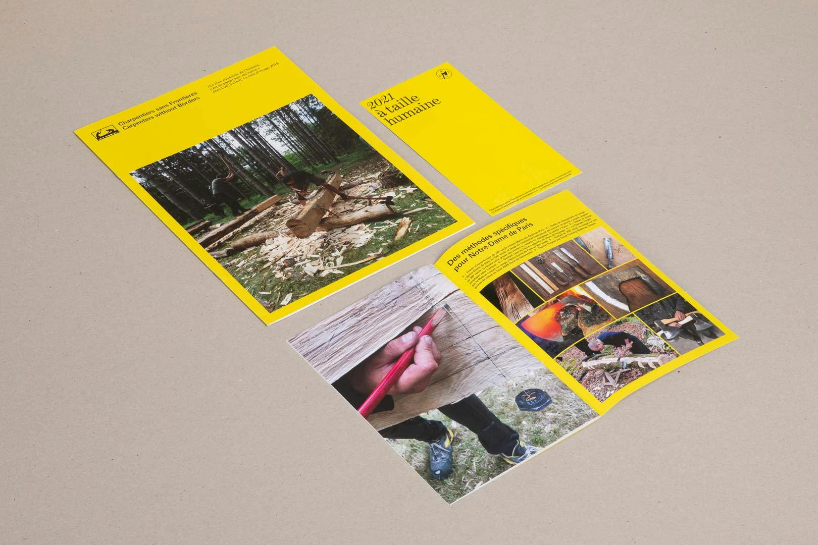 Charpentiers sans Frontieres – Supports imprimés