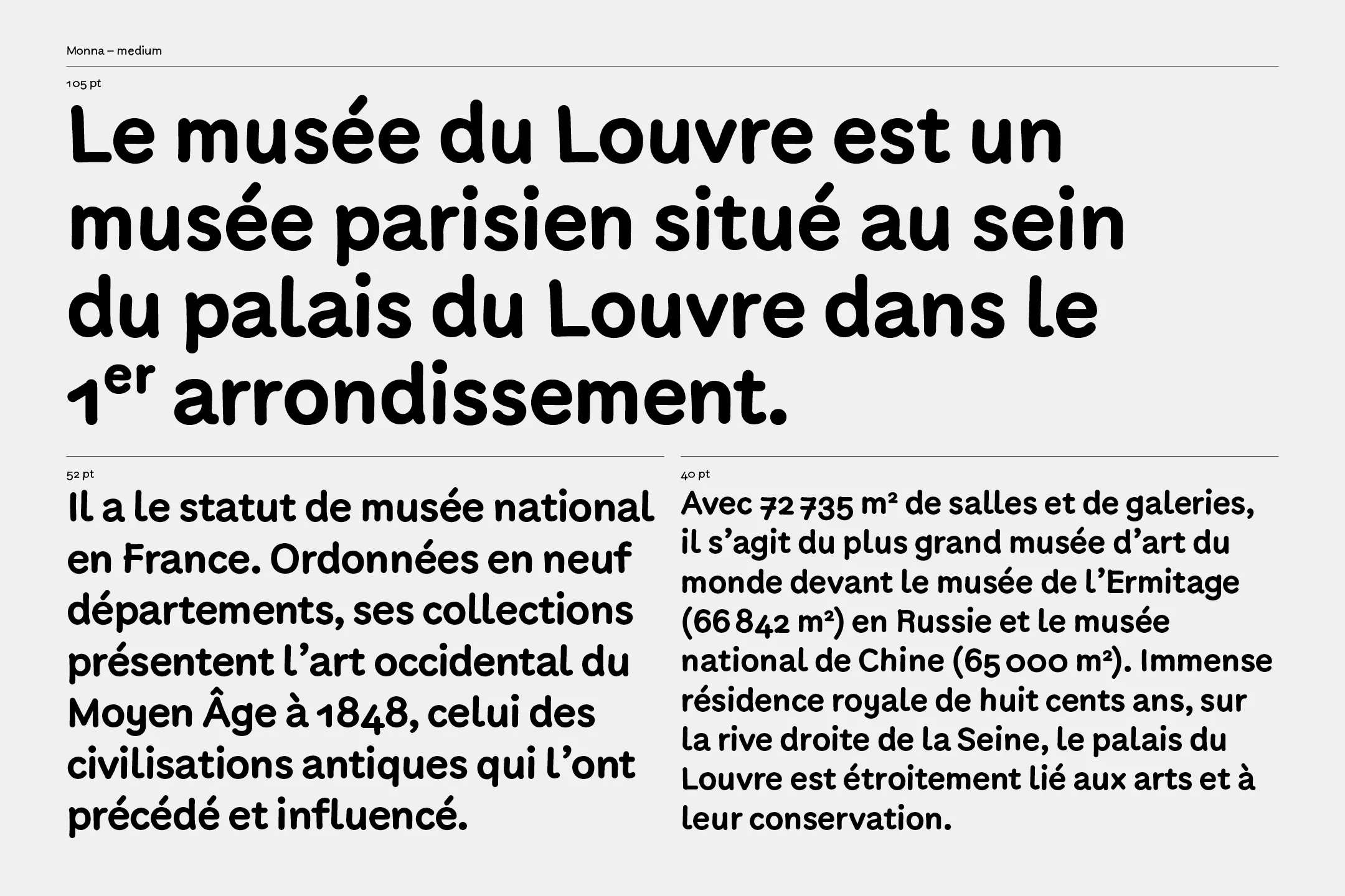Arthur Calame - Louvre - Custom typeface - Image 17