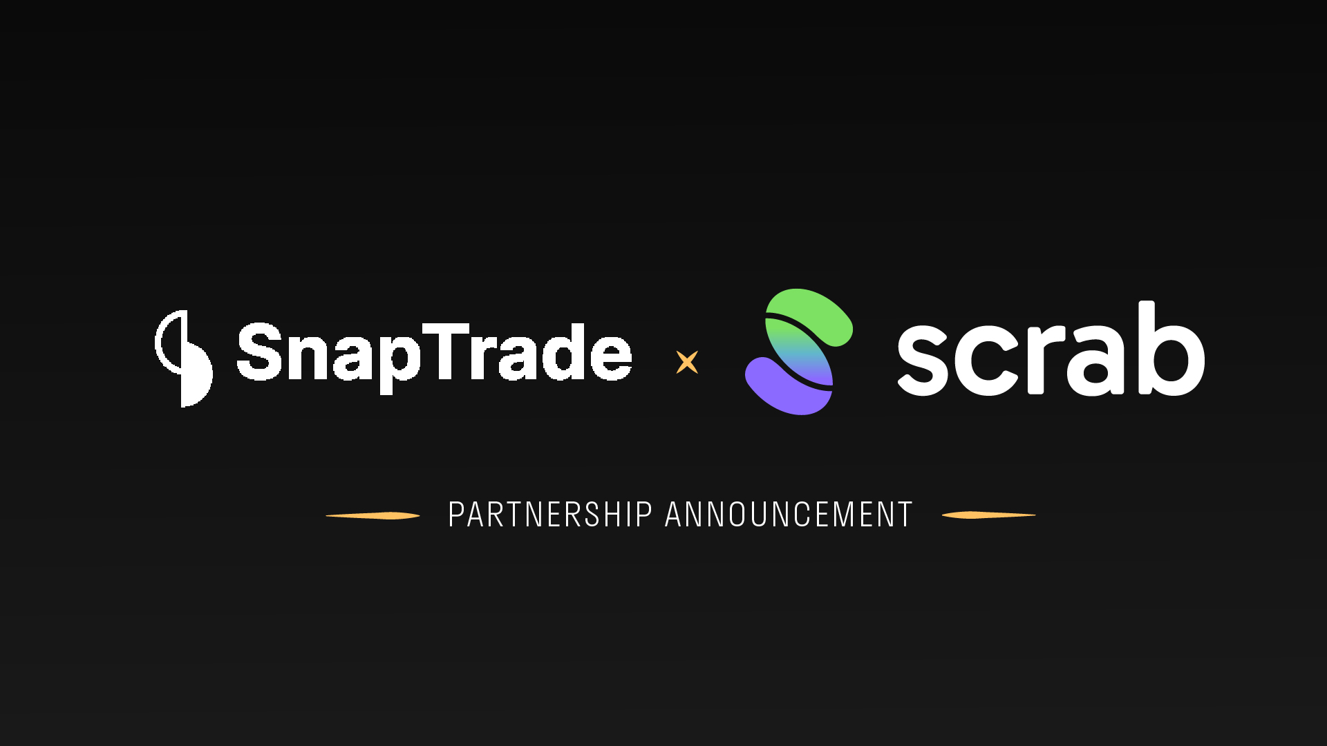 SnapTrade partners with Scrab