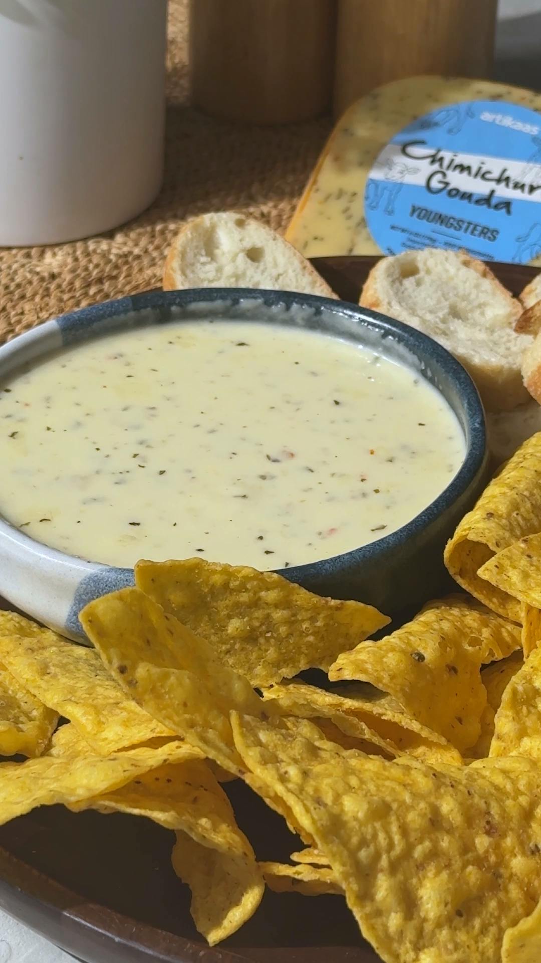 chimichurri gouda queso