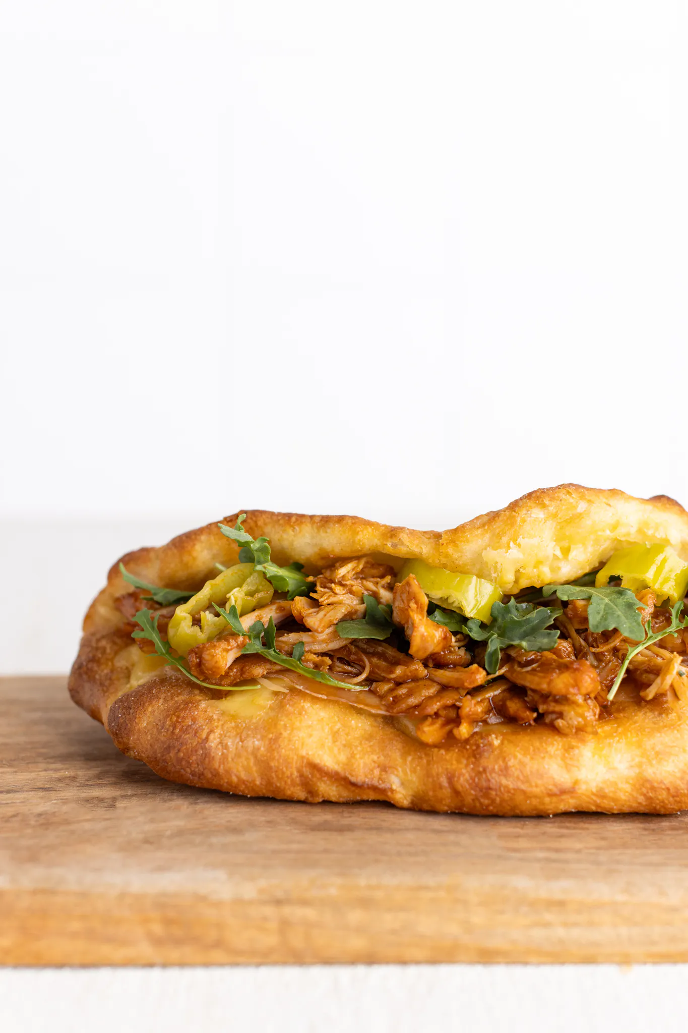 bbq chicken pizza sandwich