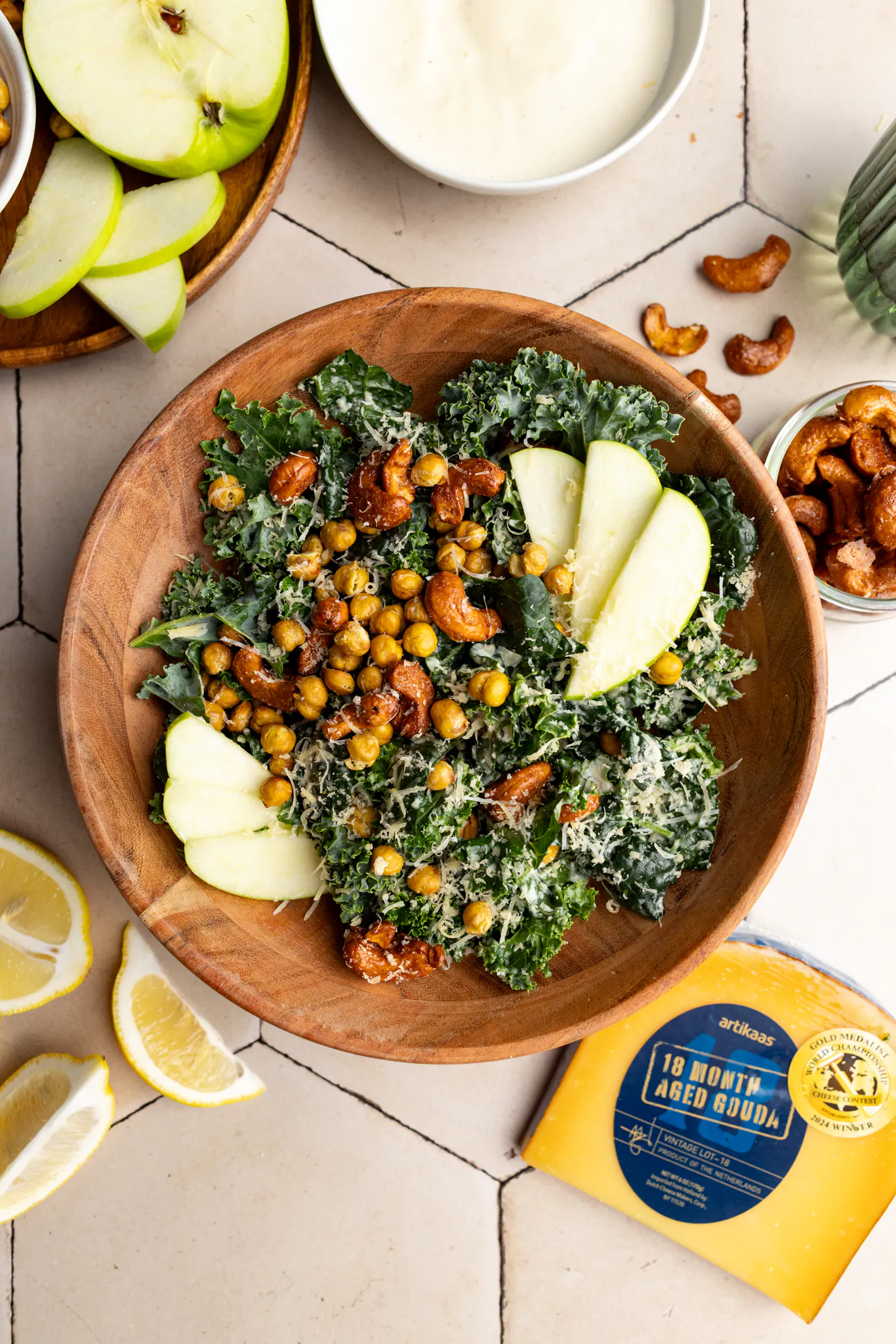 aged gouda caesar salad dressing