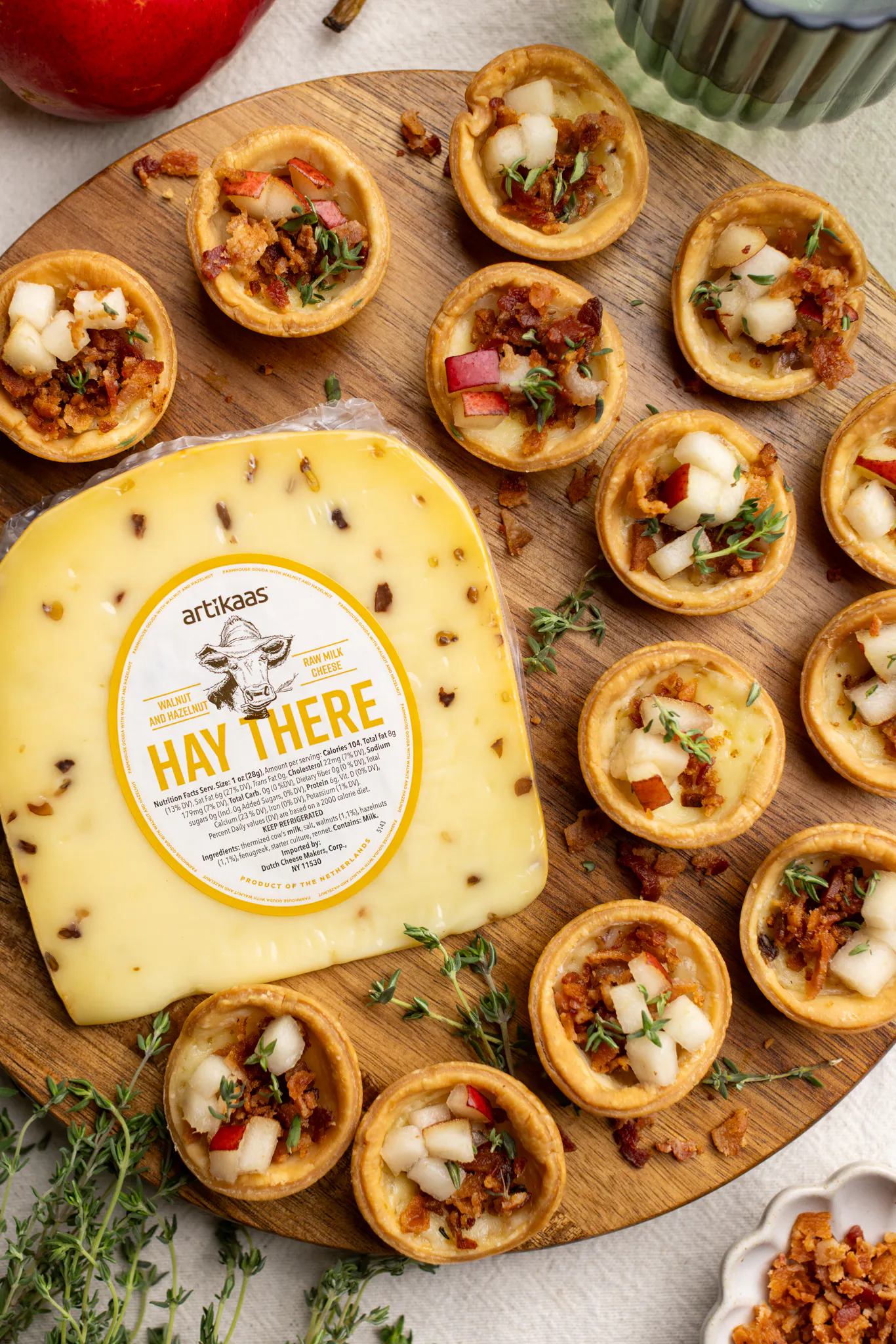 artikaas hazenut walnut gouda tart recipe