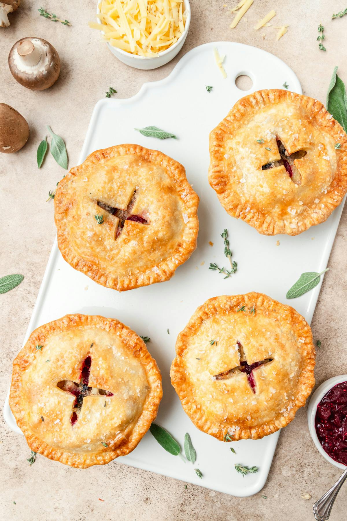 gouda pot pies