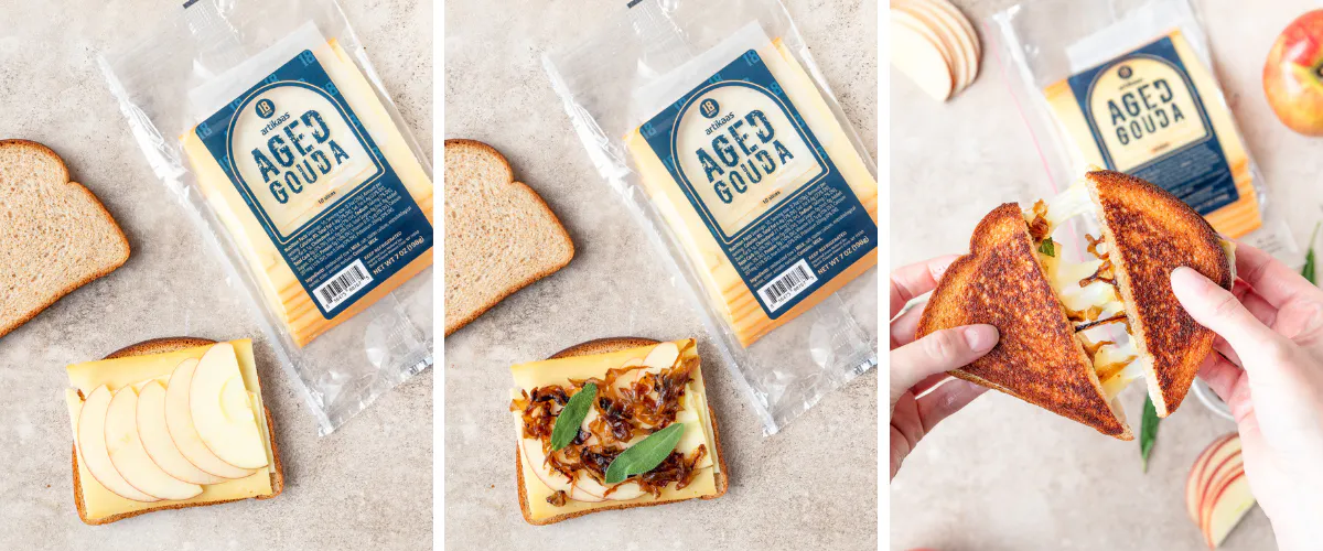 Artikaas Vintage Lot 18 aged gouda grilled cheese
