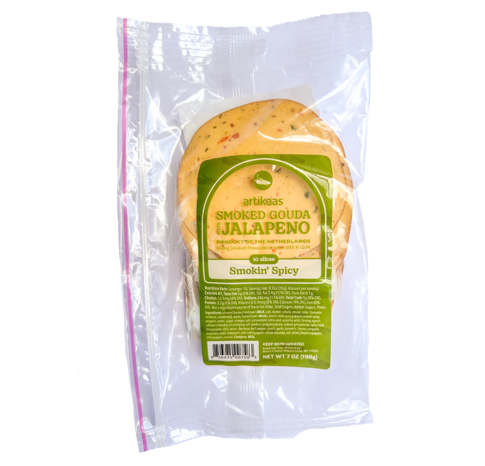 Artikaas Smoked Jalapeno Gouda Slices
