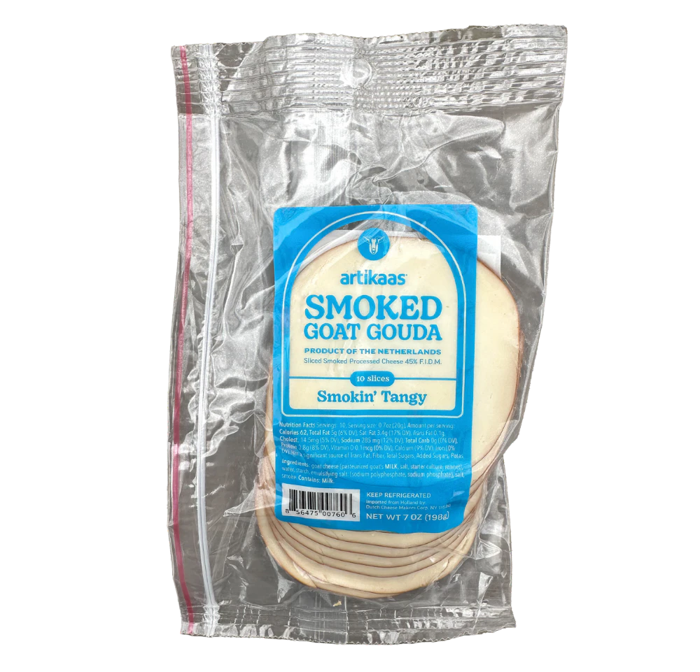 Artikaas Smoked Goat Gouda Slices