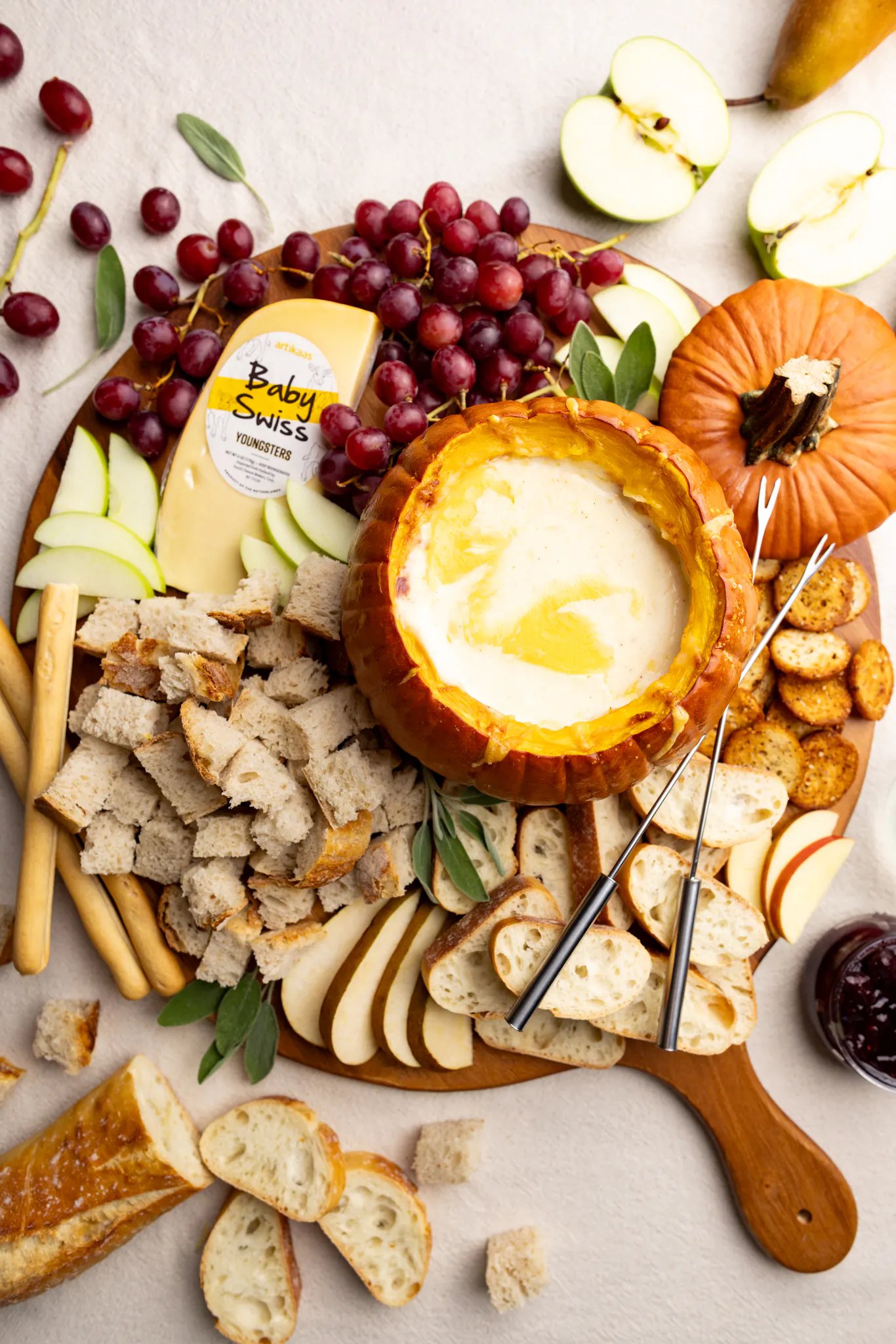 Youngsters Baby Swiss Pumpkin Fondue