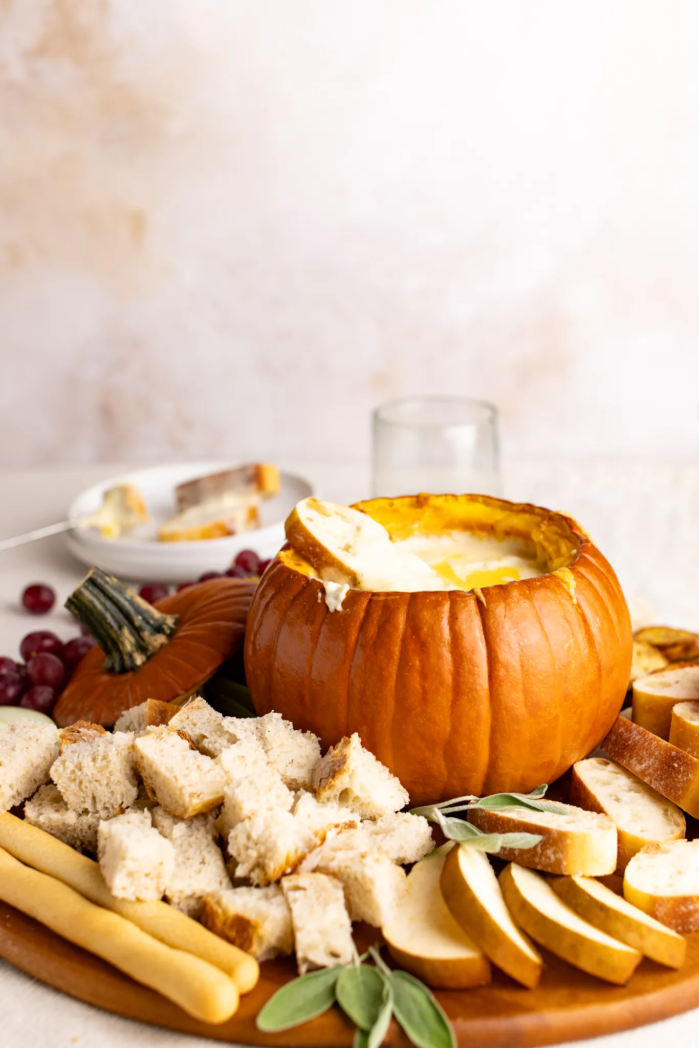 Pumpkin Fondue Fall Appetizer