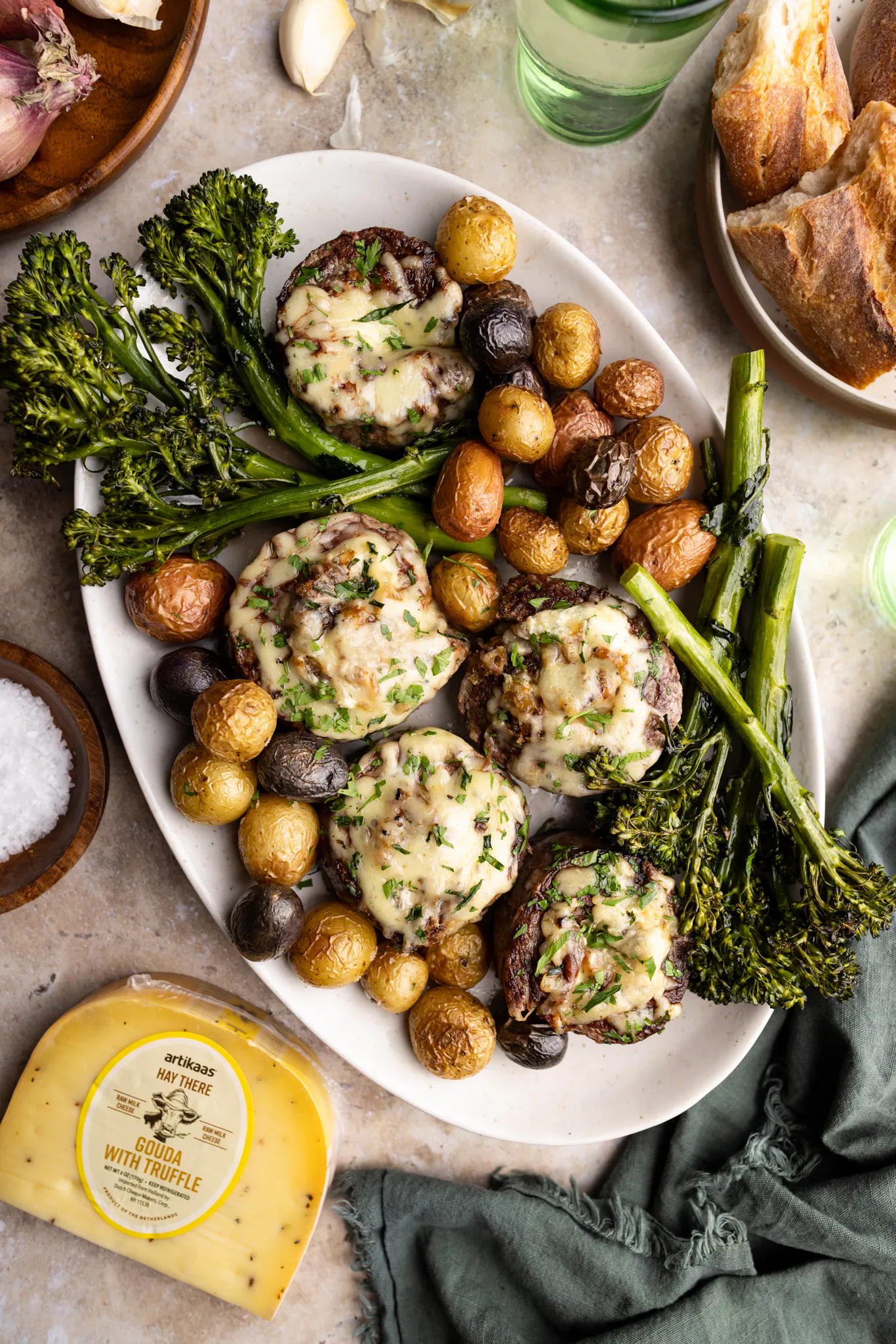 Artikaas Truffle Gouda with Steak Pinwheels