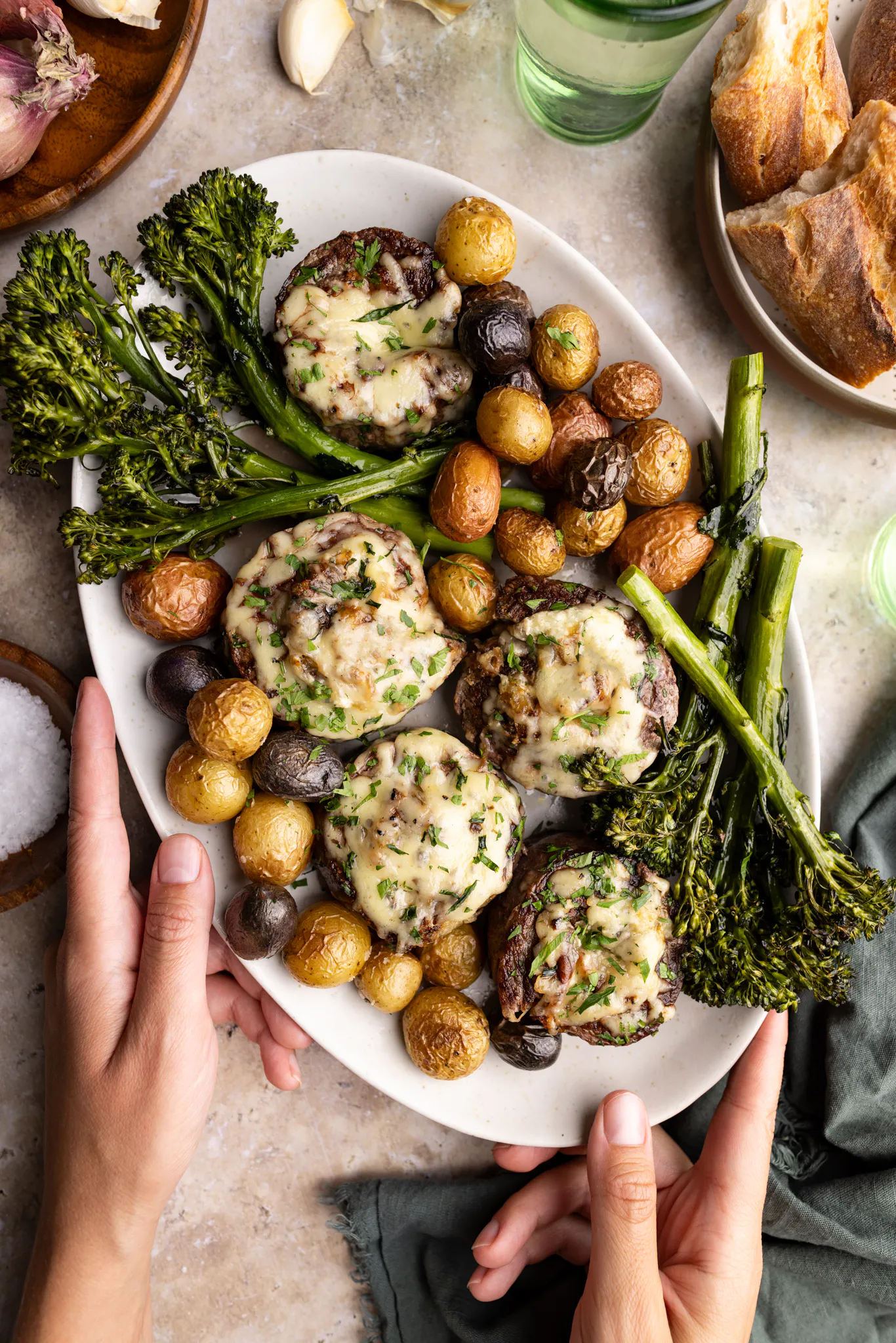 truffle steak pinwheels
