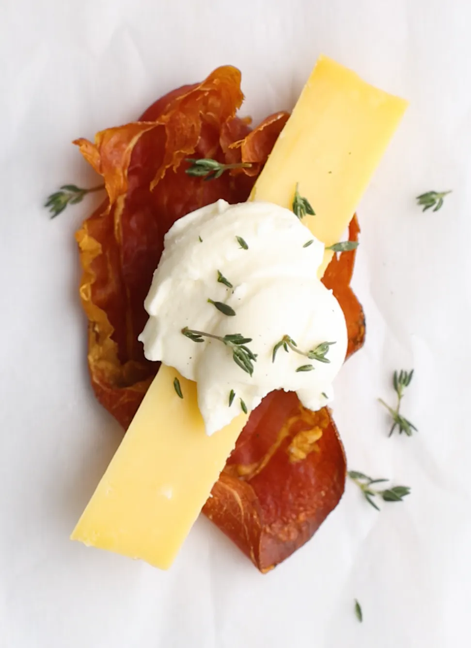 Aged Gouda Prosciutto Creme fraiche Thyme