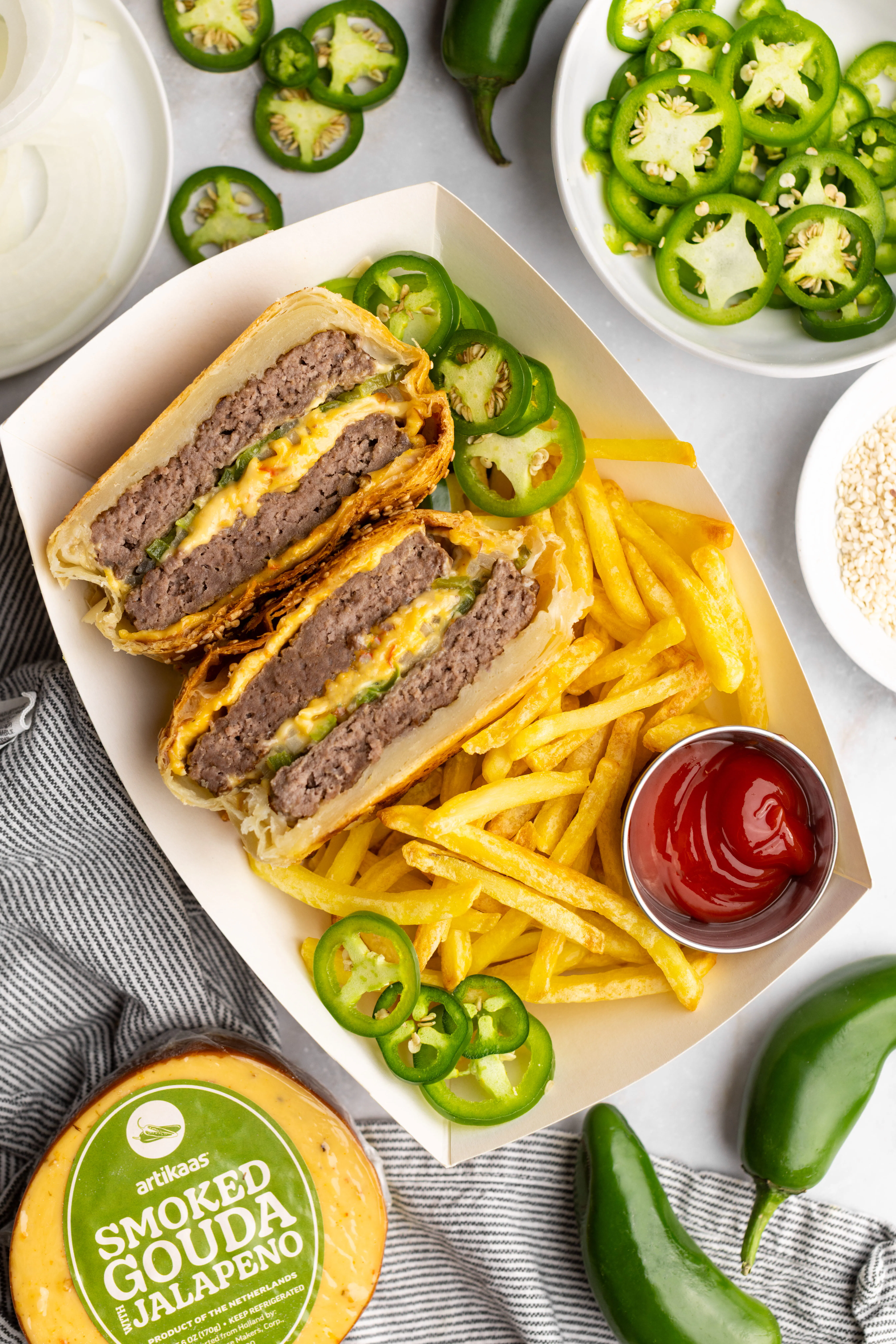 Artikaas Smoked Jalapeno Burger Wellington Recipe