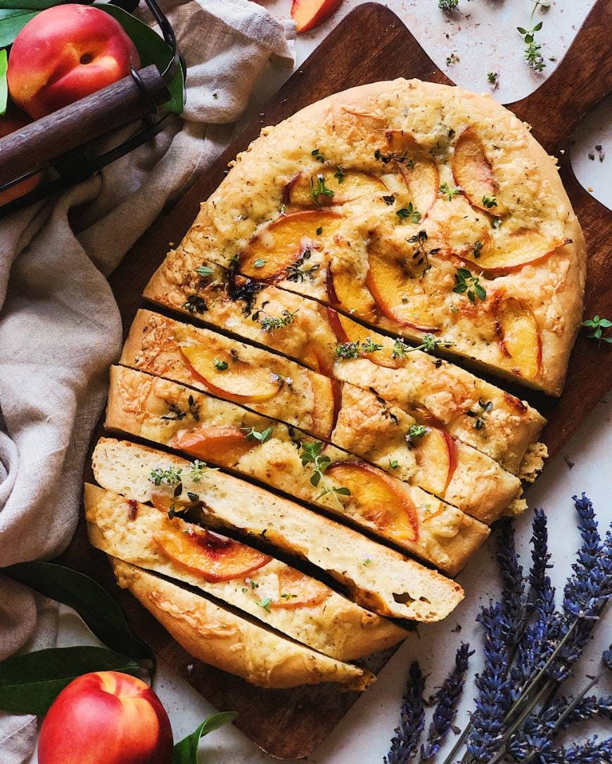 Focaccia stuffed with Artikaas Gouda