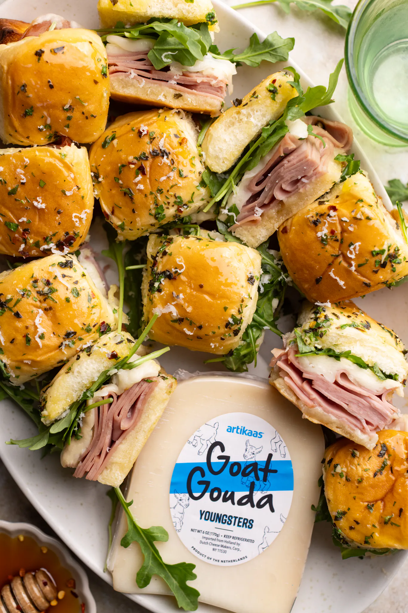 Artikaas Youngsters Goat Gouda Slider Subs Hot Honey