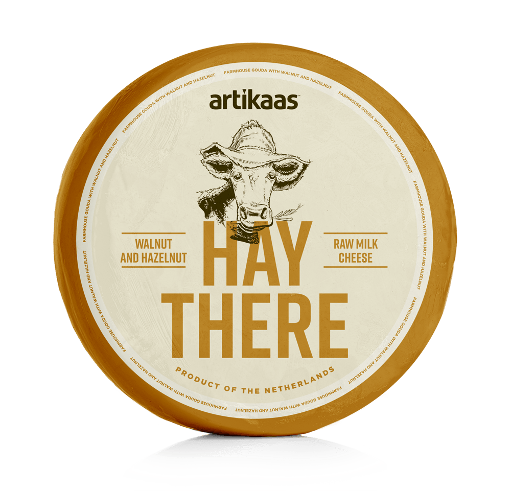 Hay There Raw Milk Gouda with Walnut and Hazelnut