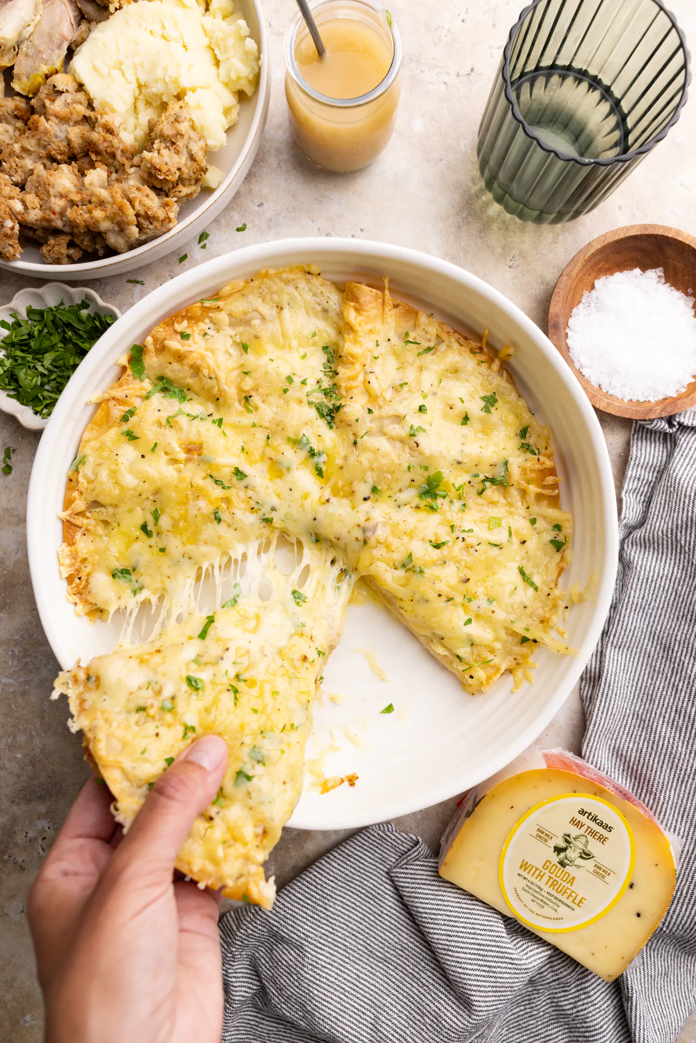 artikaas hay there truffle gouda turkey pockets