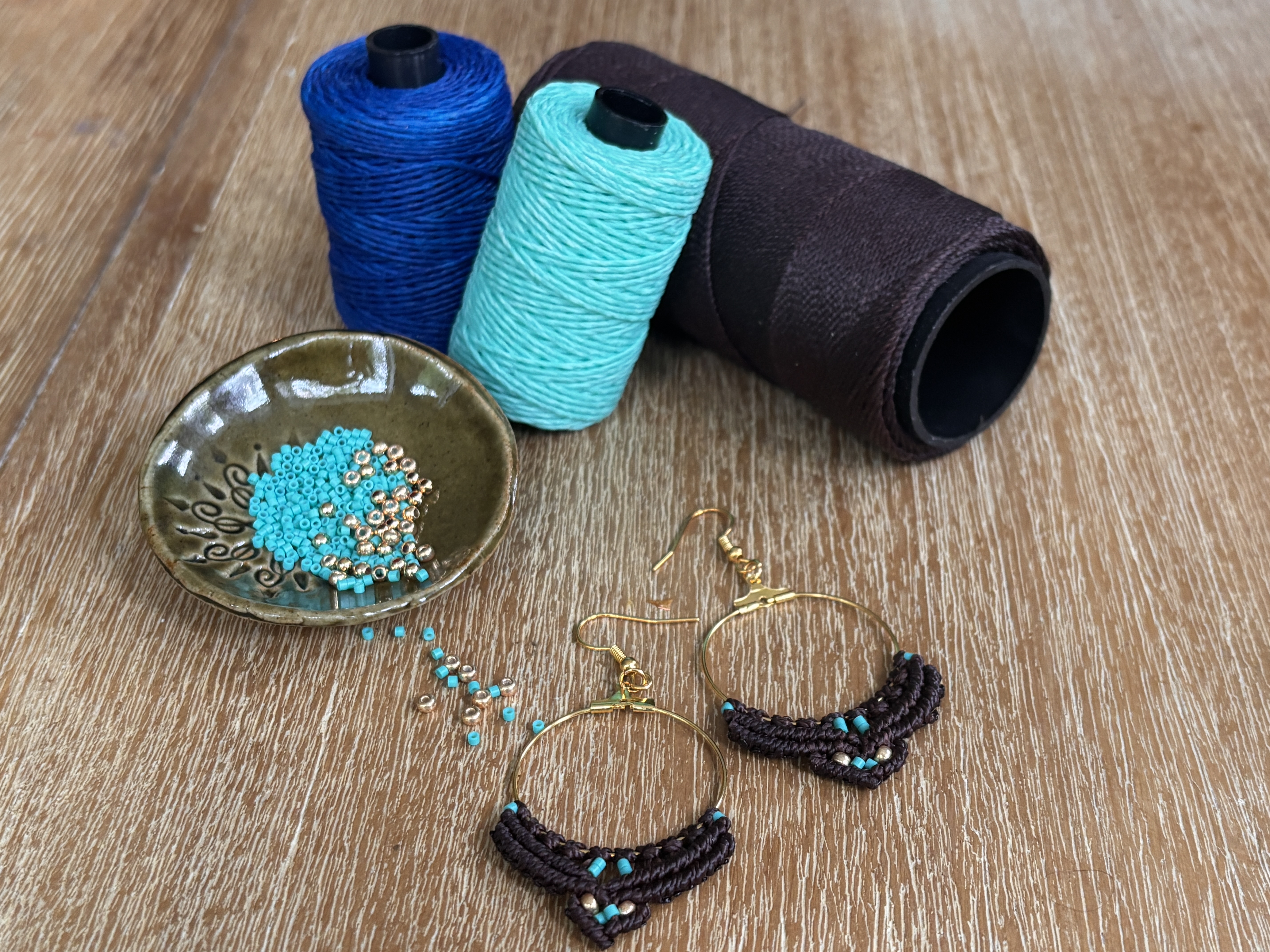 Featured image for Micro-Macramé Earrings