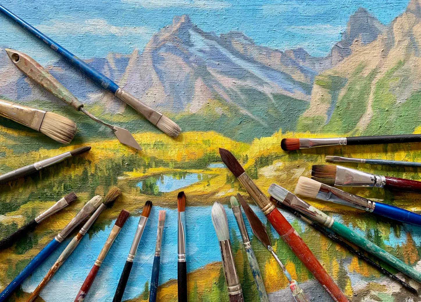 Acrylic Painting: Brushes & Brushwork