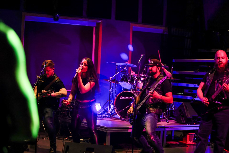live band playing